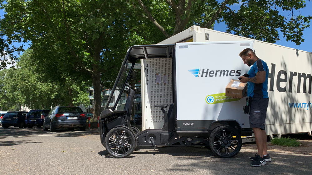 Hermes_Mubea U-Mobility_Cargobikes_Wiesbaden