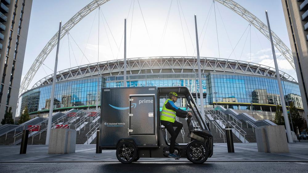 Amazon: Ecargo bike launch in Wembley