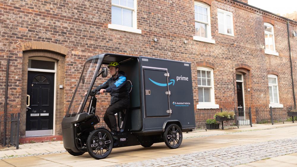 Amazon: Ecargo bike launch in Manchester