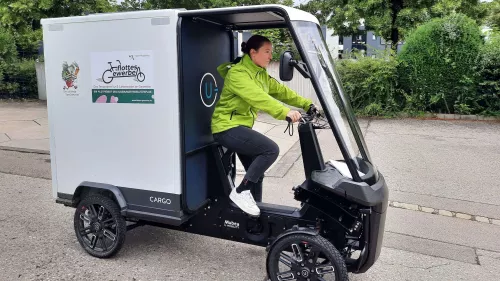 Rollende Gemüsekiste flottes Gewerbe mit Cargo PACK